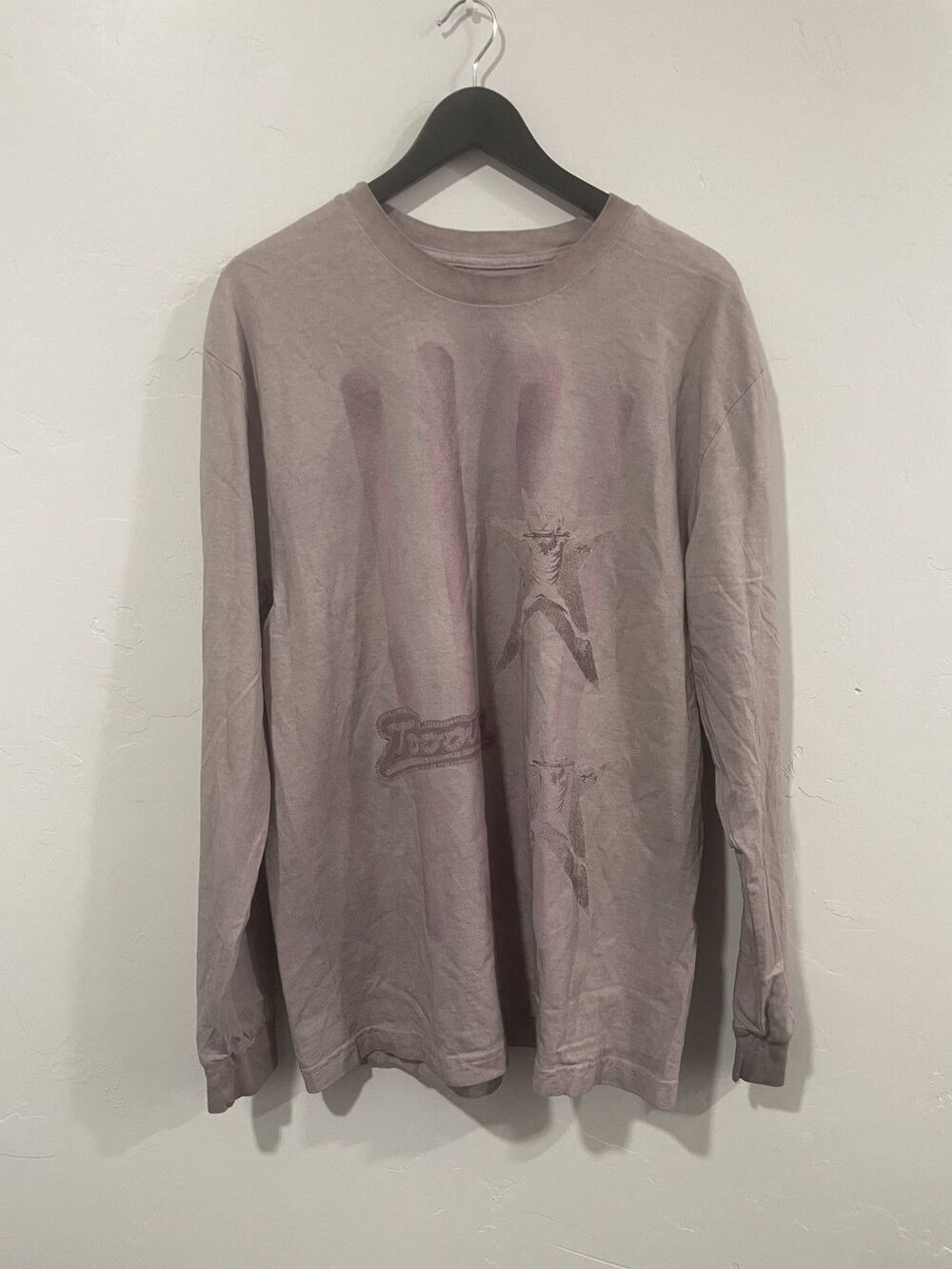 Travis Scott Cactus Jack Purple Graphic Long Sleeve Tee
